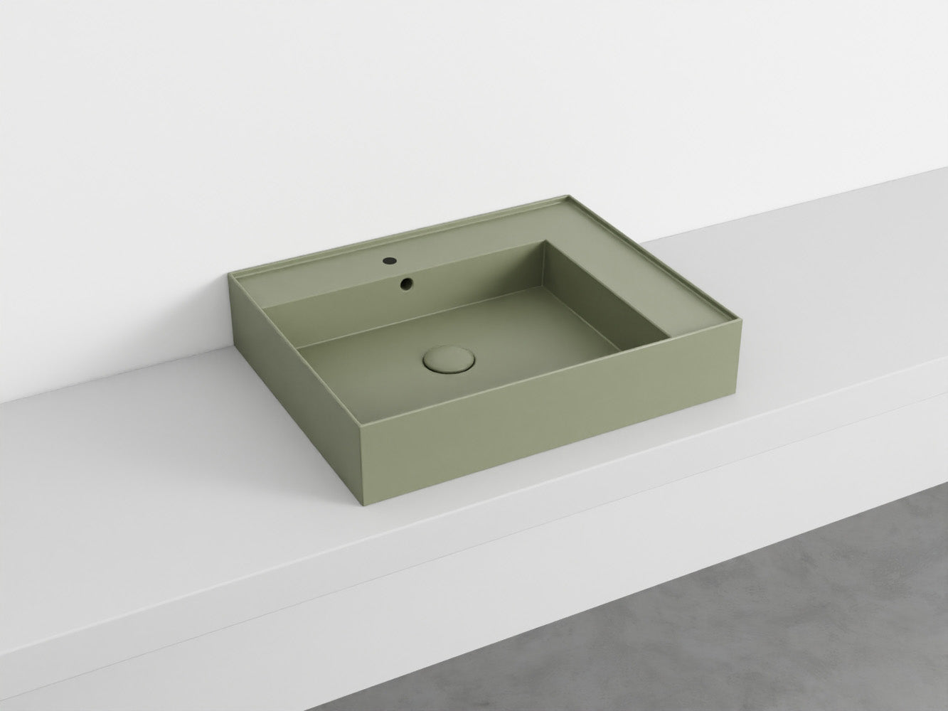 # LAVABO RETTANGOLARE da APPOGGIO 60 ENJOY - CIELO lavandino da appoggio per bagno