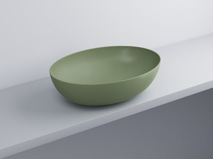 # BACINELLA DA APPOGGIO ECO da 62cm - CIELO proposta moderna e compatta per ambienti bagno dinamici e raffinati