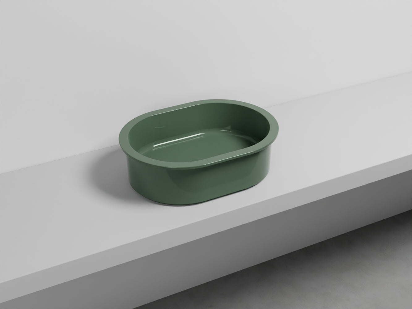 # LAVABO BACINELLA CATINO OVALE 55 - CIELO lavandino dal design minimalista per bagno