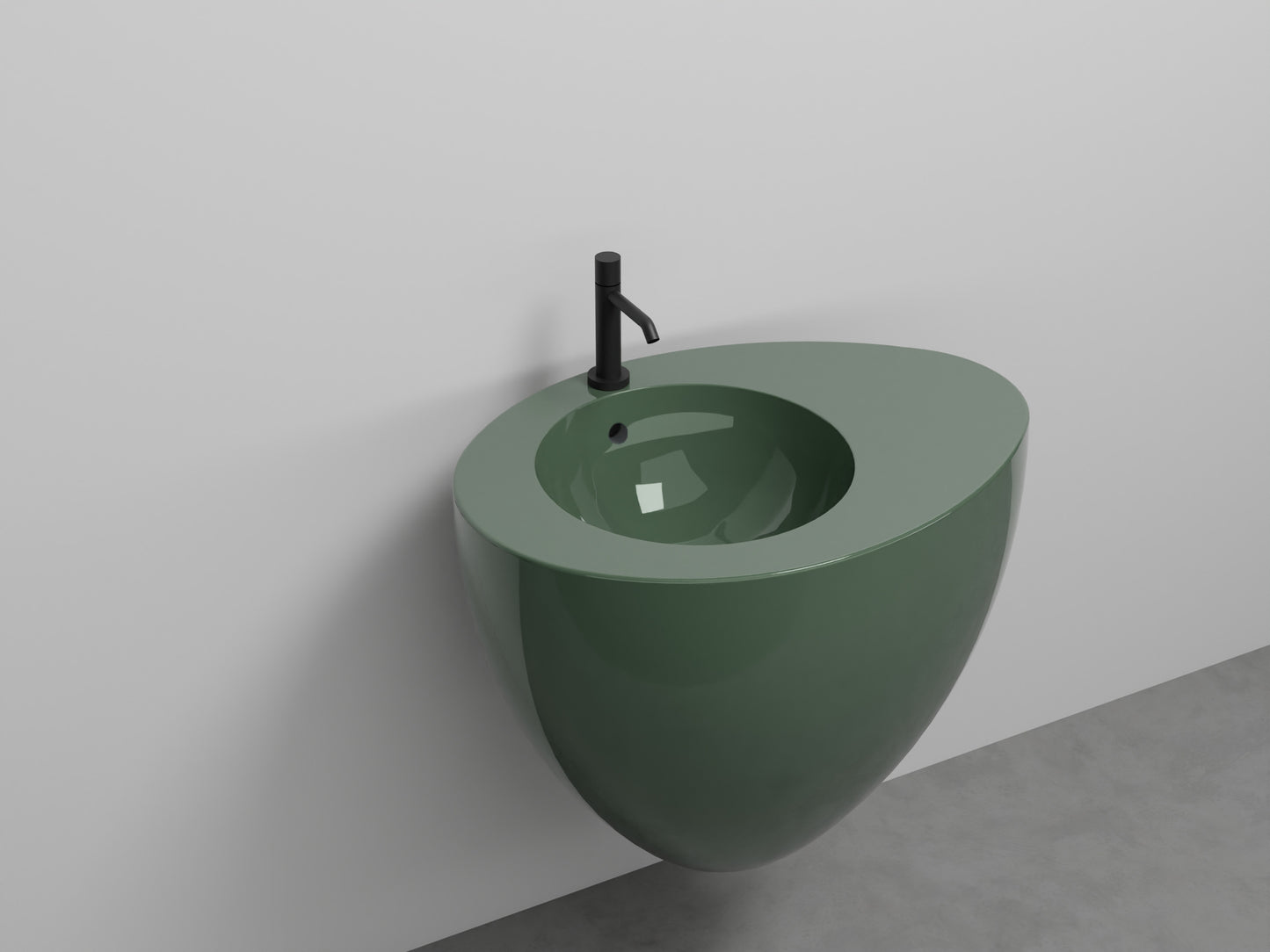 # LAVABO SOSPESO CON TROPPOPIENO LE GIARE 70Cm - CIELO sanitari per bagno in ceramica di alta qualità Made in Italy