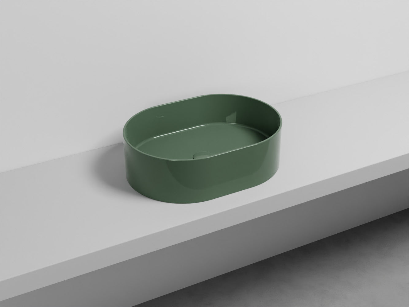 # LAVABO OVALE DA APPOGGIO THEO - CIELO in ceramica di alta qualità made in Italy per il tuo bagno