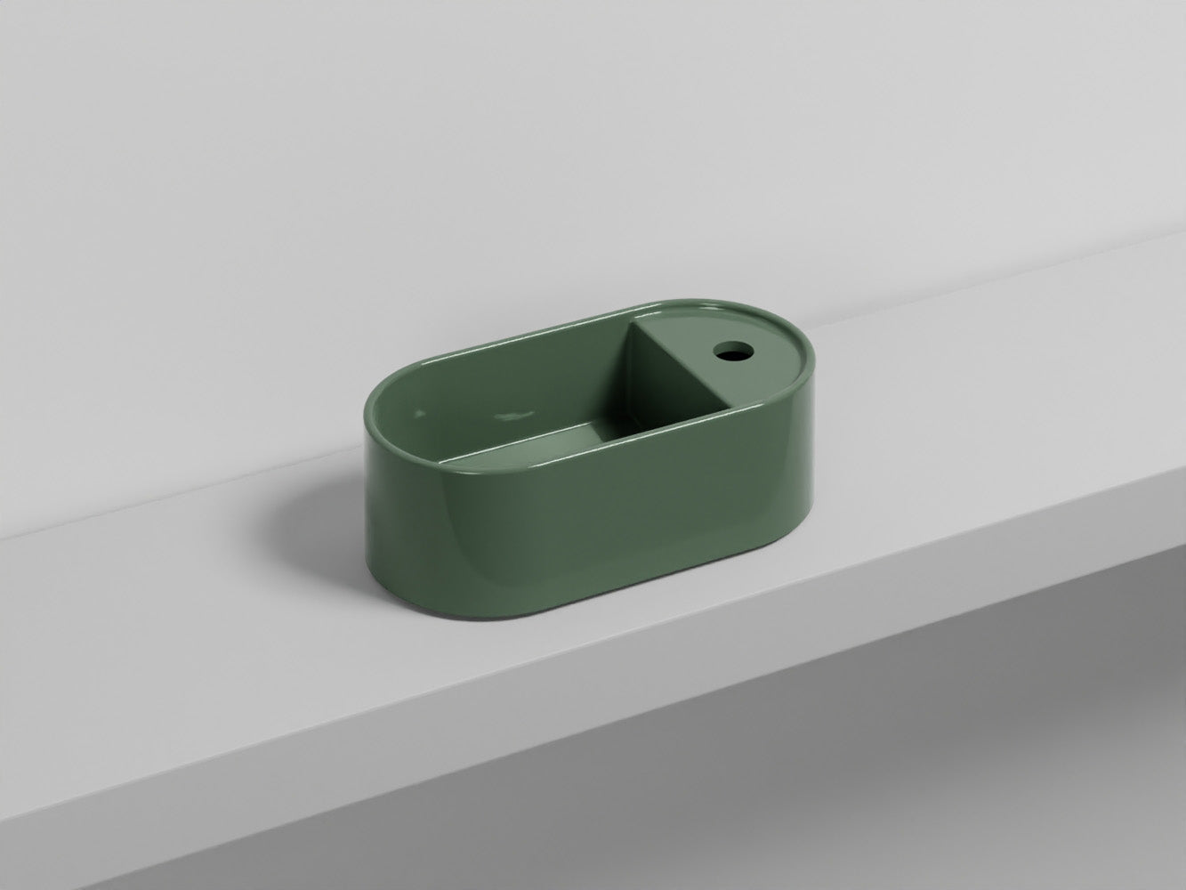 # LAVABO LES PETITES OVALE MONOFORO - CIELO lavabo da appoggio o sospeso per bagno