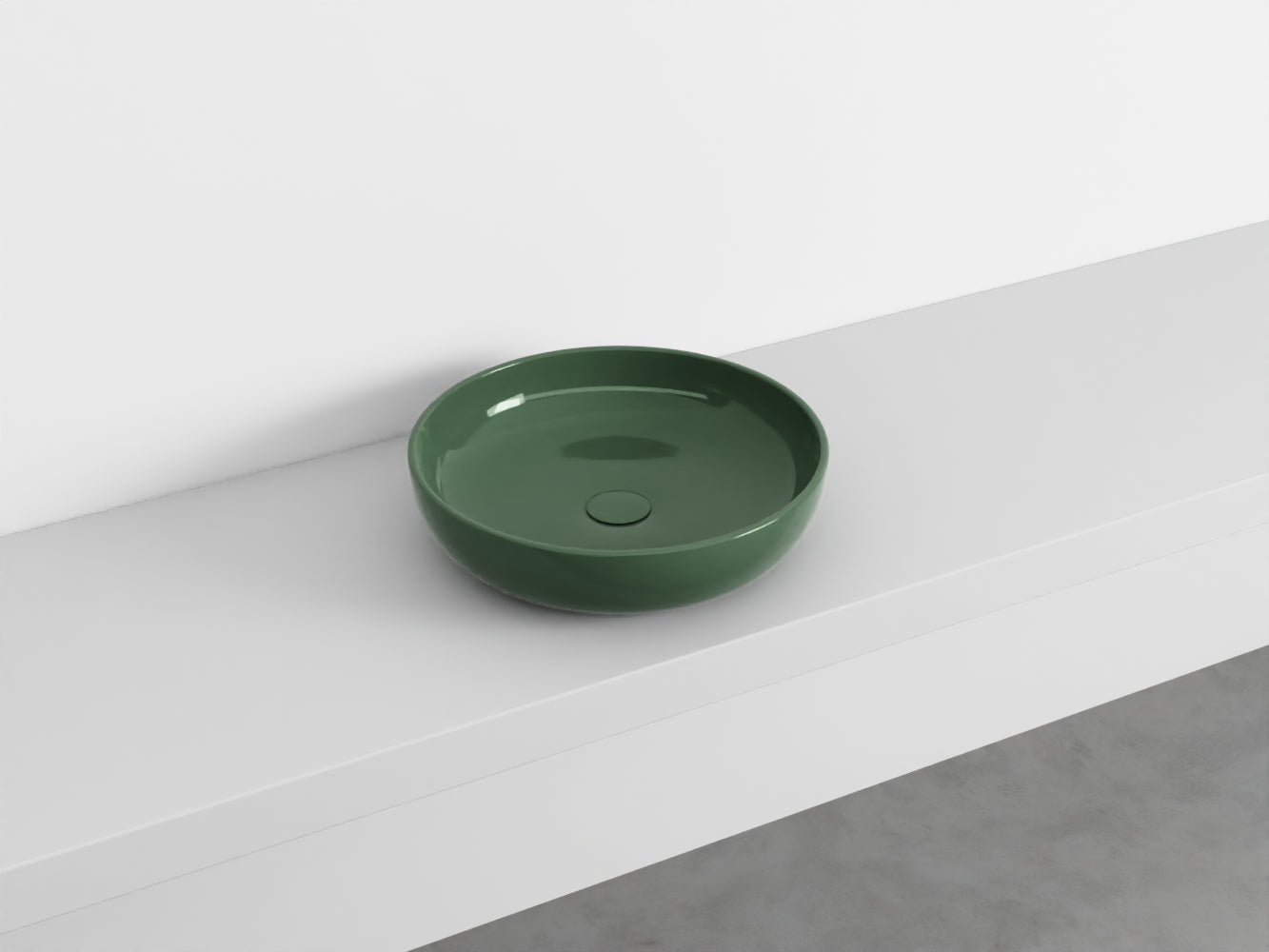 # LAVABO da APPOGGIO SHUI Ø45 - CIELO bacinella in ceramica per bagno moderno