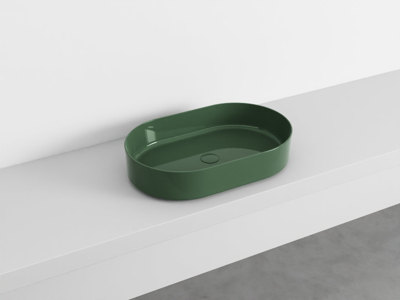 # LAVABO OVALE da APPOGGIO SHUI COMFORT - CIELO lavandino in ceramica per bagno