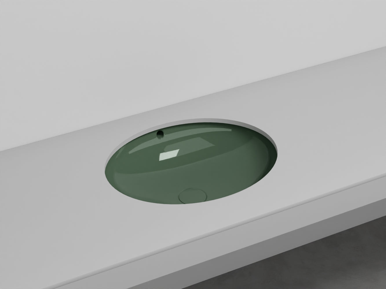 # LAVABO OVALE SOTTOPIANO ENJOY - CIELO lavandino sottopiano realizzato in finissima ceramica per bagno