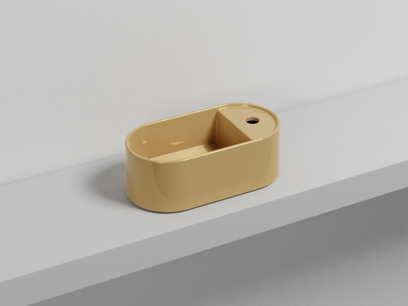 # LAVABO LES PETITES OVALE MONOFORO - CIELO lavabo da appoggio o sospeso per bagno