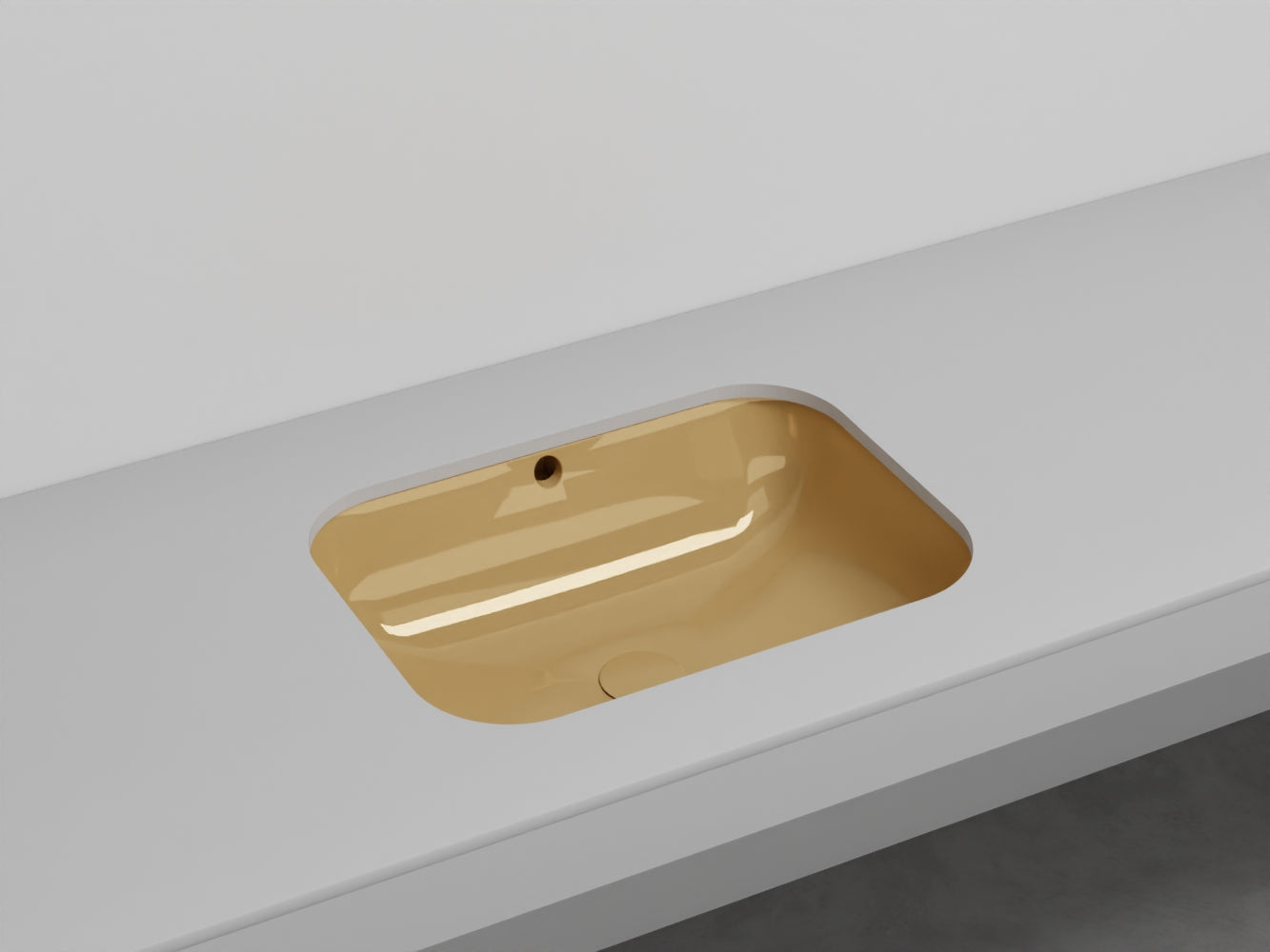 # LAVABO RETTANGOLARE SOTTOPIANO ENJOY - CIELO lavandino sottopiano resistente e duraturo per bagno
