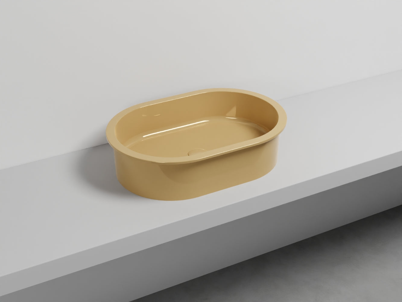 # LAVABO BACINELLA CATINO OVALE 65 - CIELO lavandino dal design minimalista per bagno