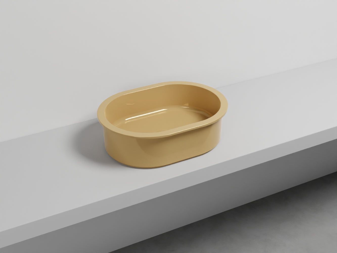 # LAVABO BACINELLA CATINO OVALE 55 - CIELO lavandino dal design minimalista per bagno
