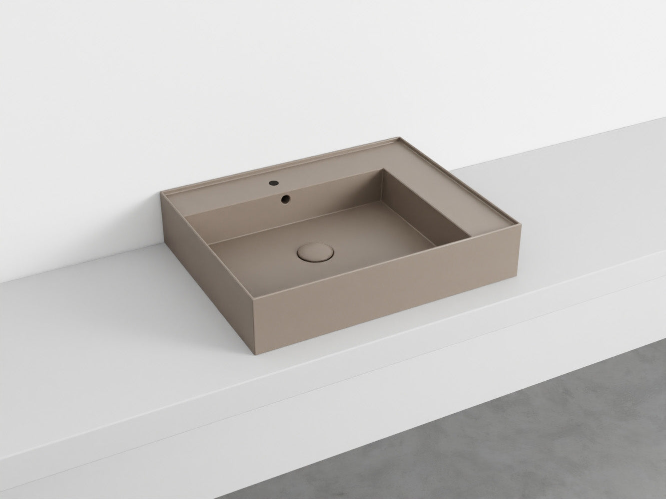 # LAVABO RETTANGOLARE da APPOGGIO 60 ENJOY - CIELO lavandino da appoggio per bagno