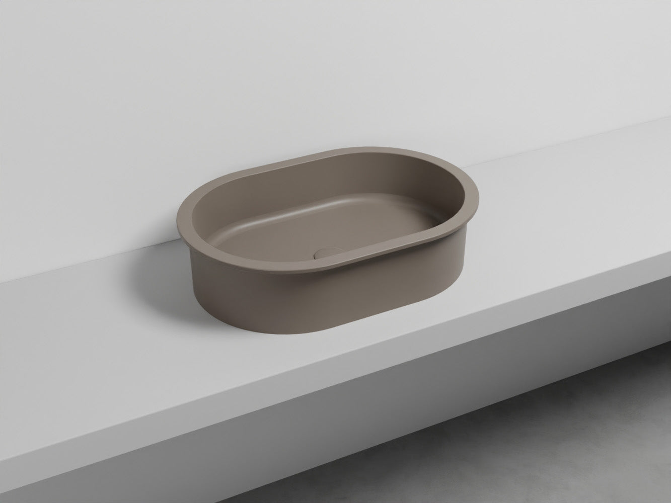 # LAVABO BACINELLA CATINO OVALE 65 - CIELO lavandino dal design minimalista per bagno