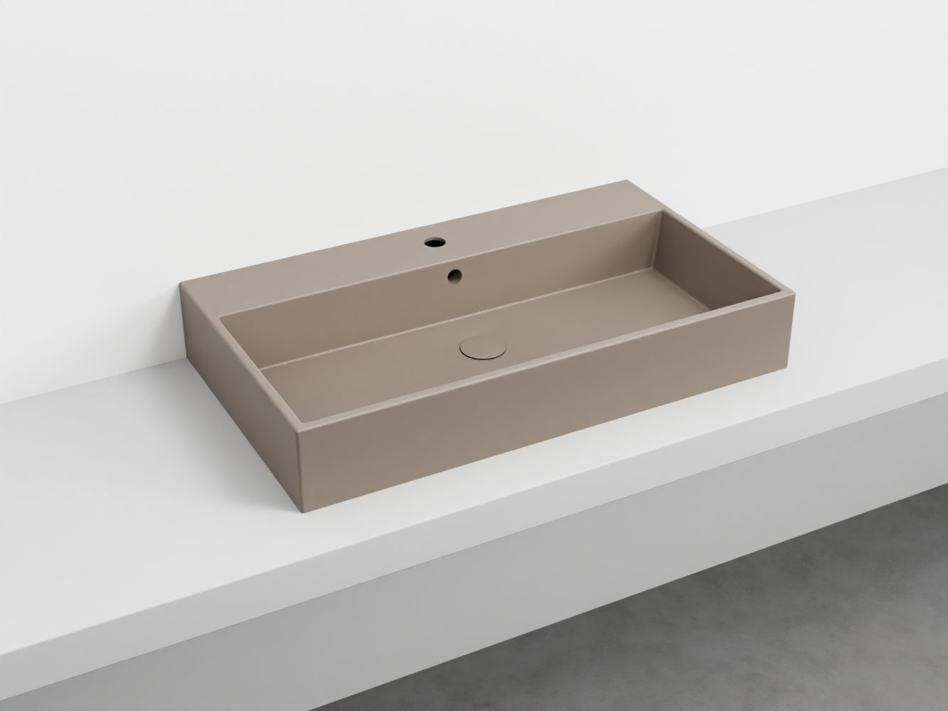 # LAVABO RETTANGOLARE SMILE 80 in ceramica - CIELO garantisce un risultato di grande impatto estetico per il tuo bagno