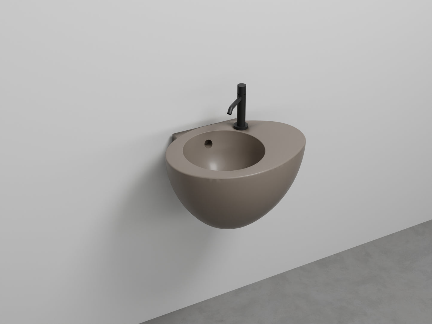 # LAVABO SOSPESO CON TROPPOPIENO LE GIARE 56Cm - CIELO sanitari per bagno in ceramica di alta qualità Made in Italy