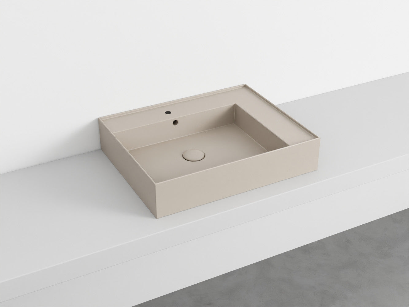 # LAVABO RETTANGOLARE da APPOGGIO 60 ENJOY - CIELO lavandino da appoggio per bagno