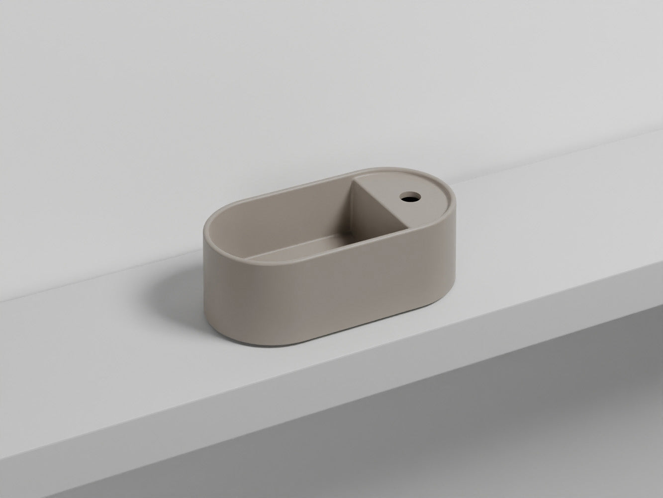 # LAVABO LES PETITES OVALE MONOFORO - CIELO lavabo da appoggio o sospeso per bagno