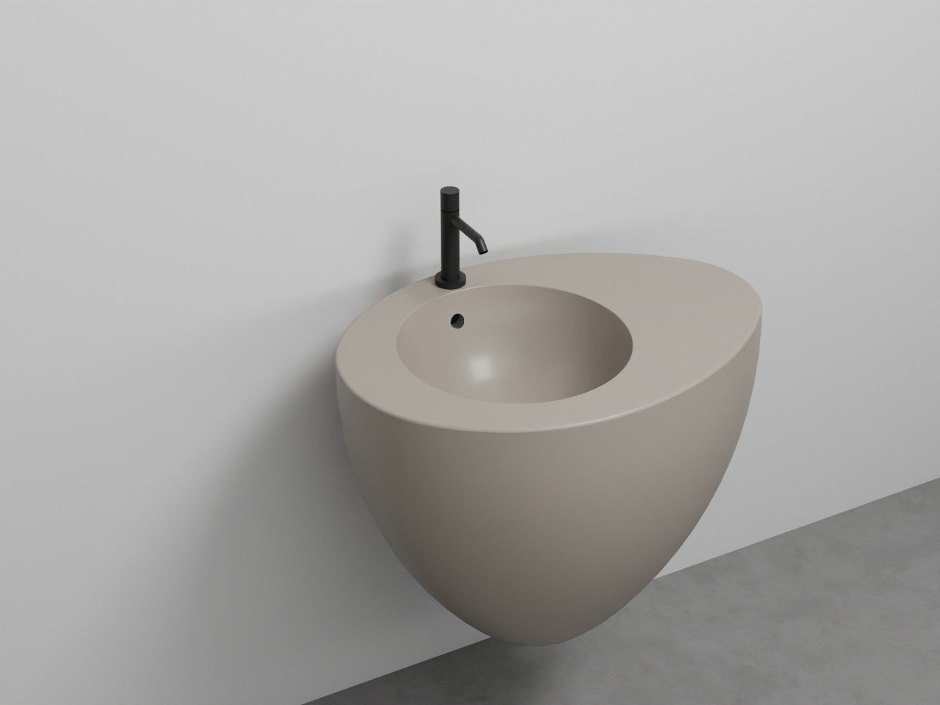 # LAVABO SOSPESO CON TROPPOPIENO LE GIARE 70Cm - CIELO sanitari per bagno in ceramica di alta qualità Made in Italy