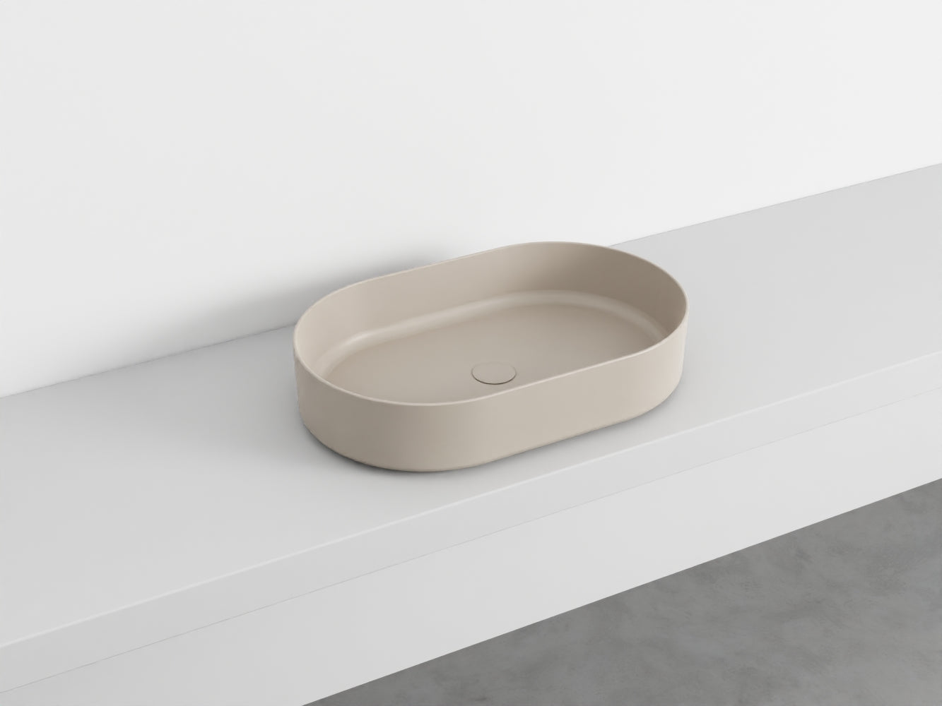 # LAVABO OVALE da APPOGGIO SHUI COMFORT - CIELO lavandino in ceramica per bagno