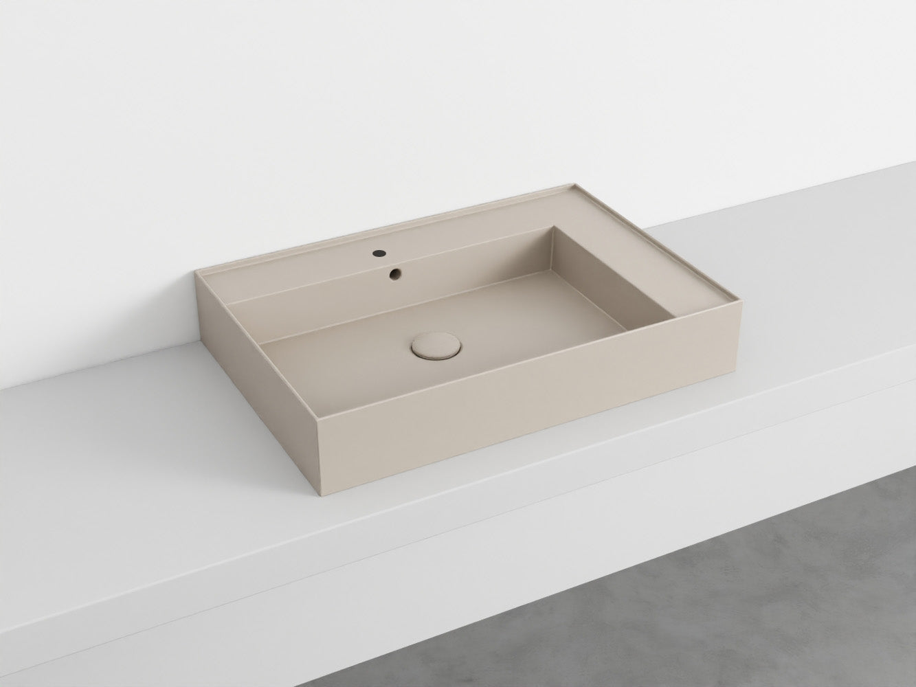 # LAVABO RETTANGOLARE da APPOGGIO 70 ENJOY - CIELO lavandino da appoggio per bagno