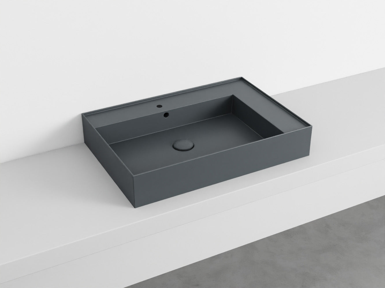 # LAVABO RETTANGOLARE da APPOGGIO 70 ENJOY - CIELO lavandino da appoggio per bagno