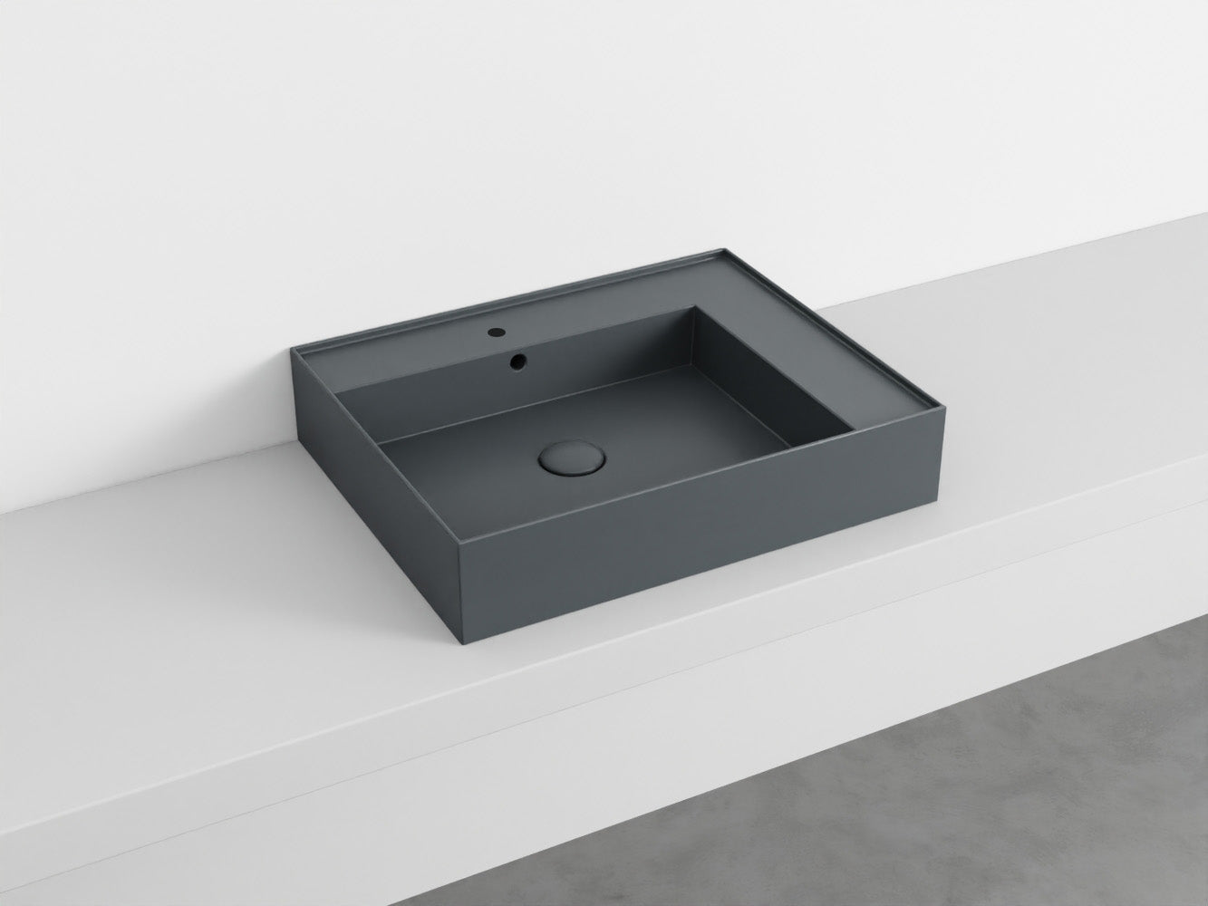 # LAVABO RETTANGOLARE da APPOGGIO 60 ENJOY - CIELO lavandino da appoggio per bagno