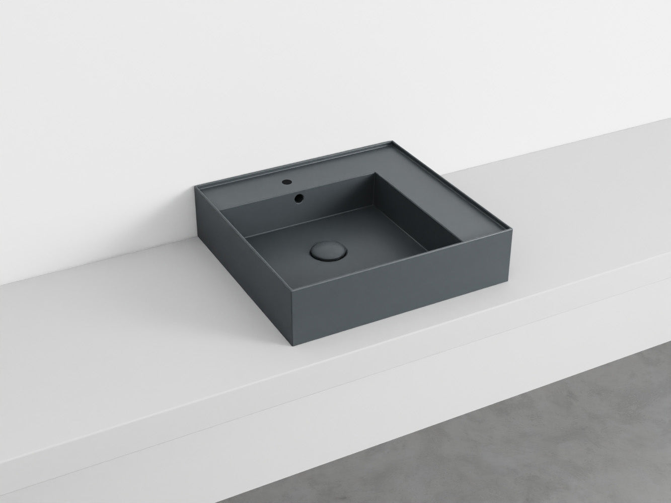 # LAVABO RETTANGOLARE da APPOGGIO 50 ENJOY - CIELO lavandino da appoggio per bagno