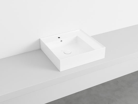 # LAVABO RETTANGOLARE da APPOGGIO 50 ENJOY - CIELO lavandino da appoggio per bagno