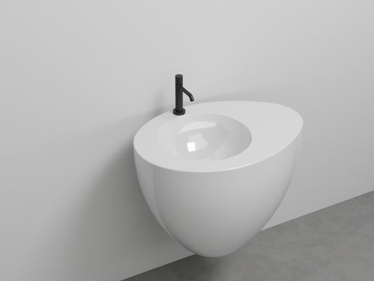 # LAVABO SOSPESO LE GIARE 70Cm - CIELO sanitari per bagno in ceramica di alta qualità Made in Italy