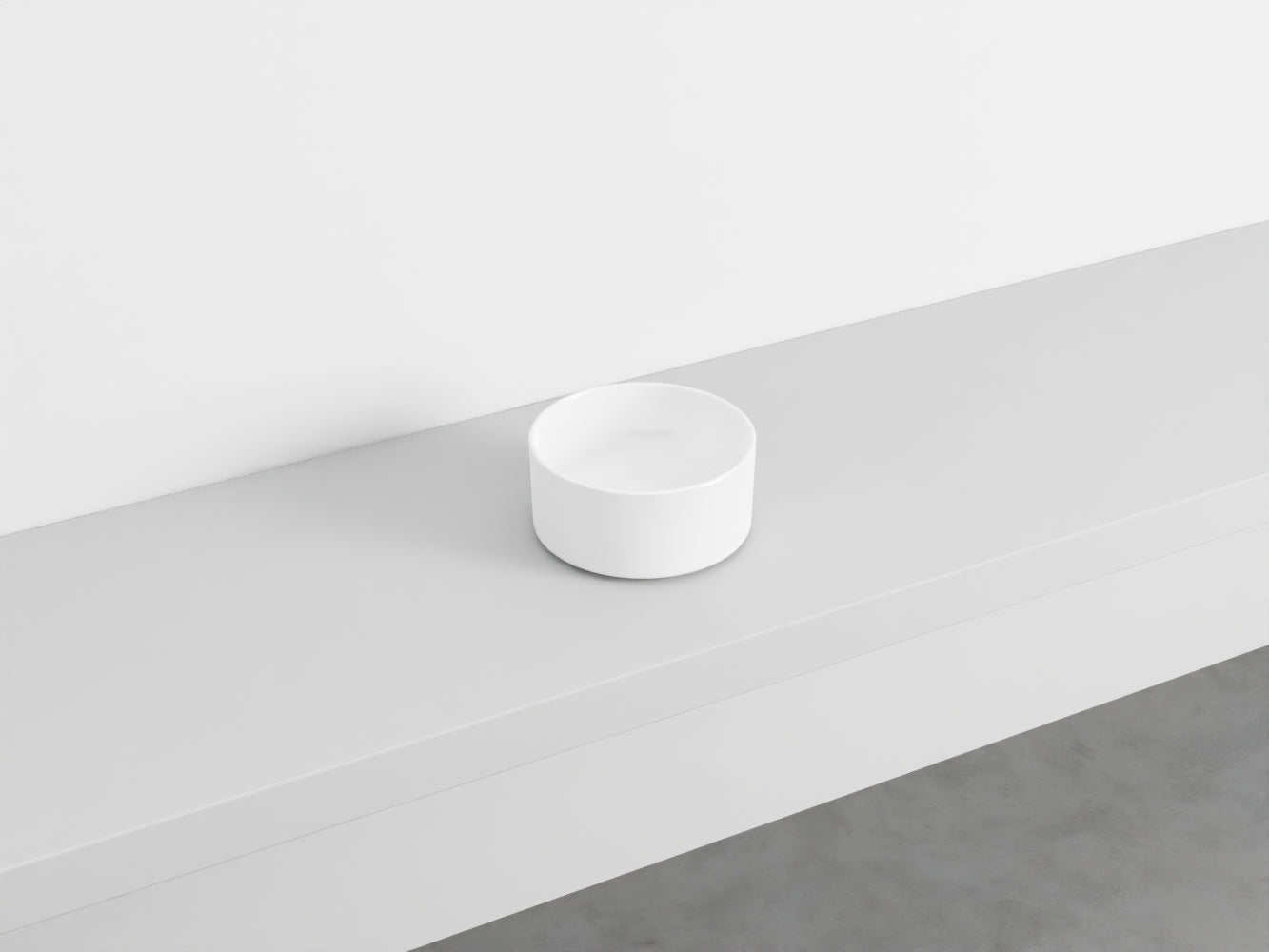 # LAVABO TONDO DA APPOGGIO MINIMO - CIELO lavandino in ceramica da appoggio per bagno