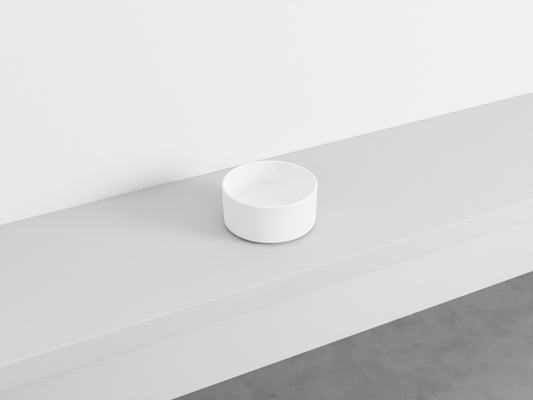 # LAVABO TONDO DA APPOGGIO MINIMO - CIELO lavandino in ceramica da appoggio per bagno