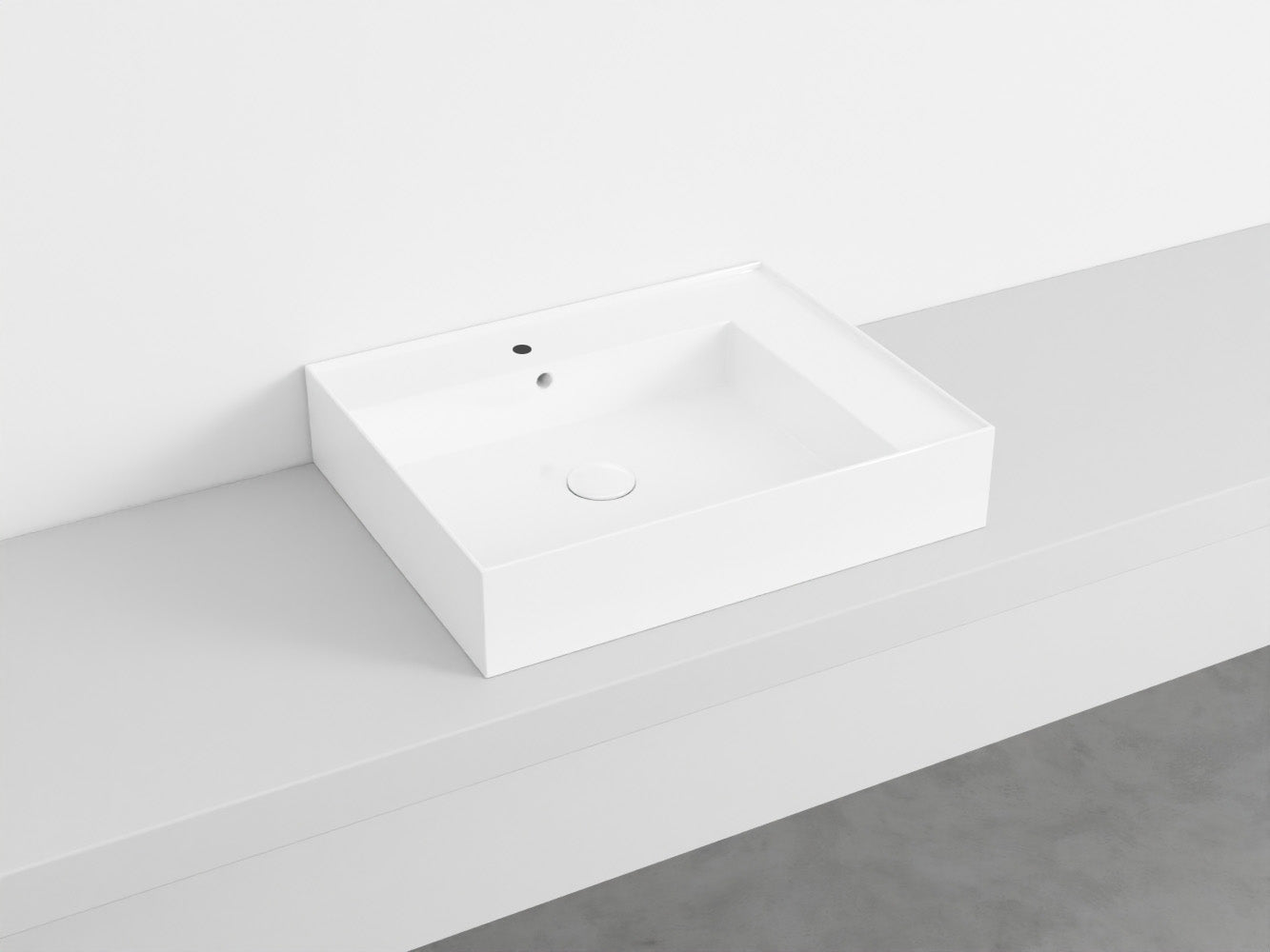 # LAVABO RETTANGOLARE da APPOGGIO 60 ENJOY - CIELO lavandino da appoggio per bagno