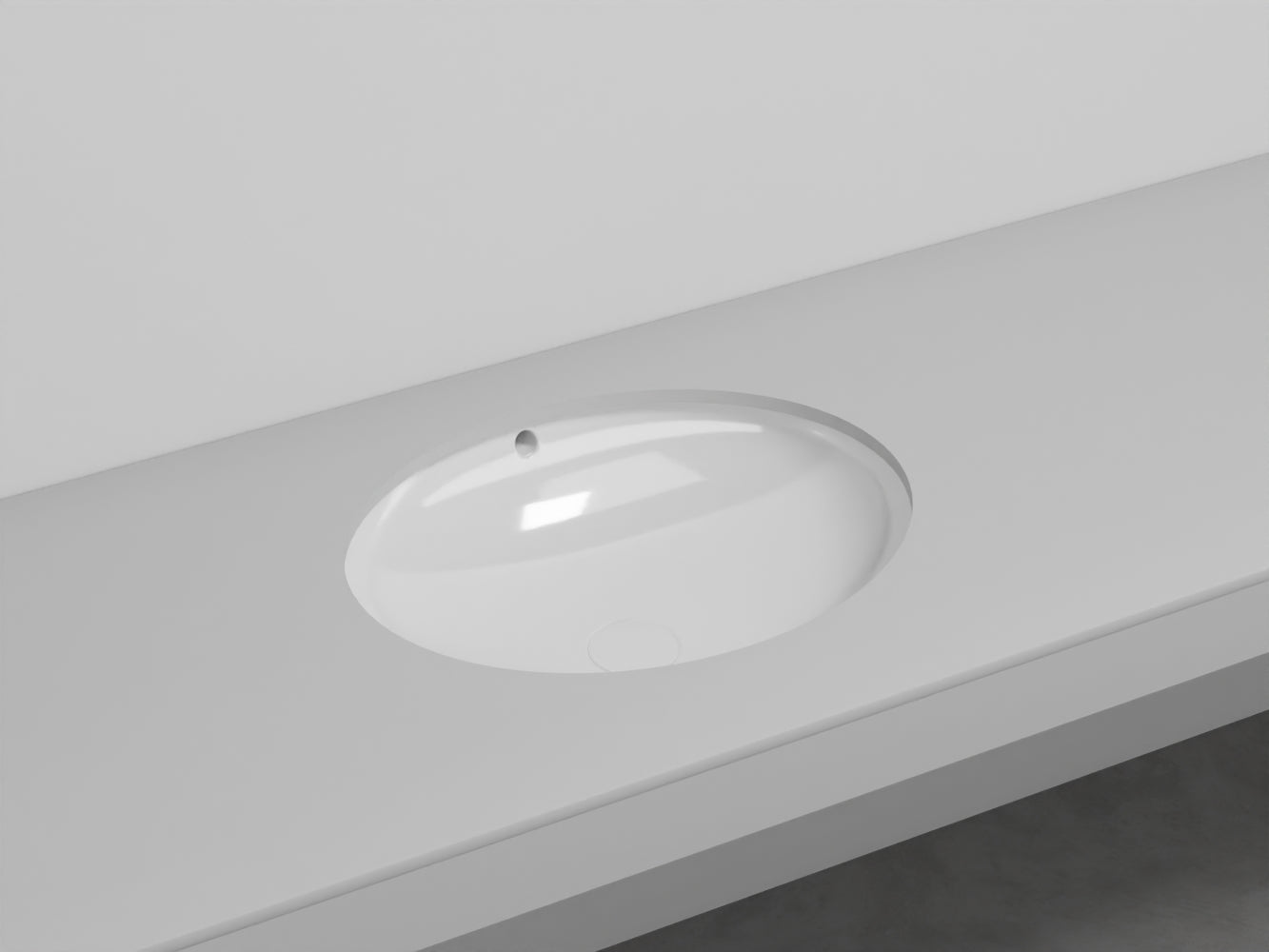 # LAVABO OVALE SOTTOPIANO ENJOY - CIELO lavandino sottopiano realizzato in finissima ceramica per bagno