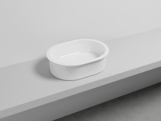 # LAVABO BACINELLA CATINO OVALE 55 - CIELO lavandino dal design minimalista per bagno