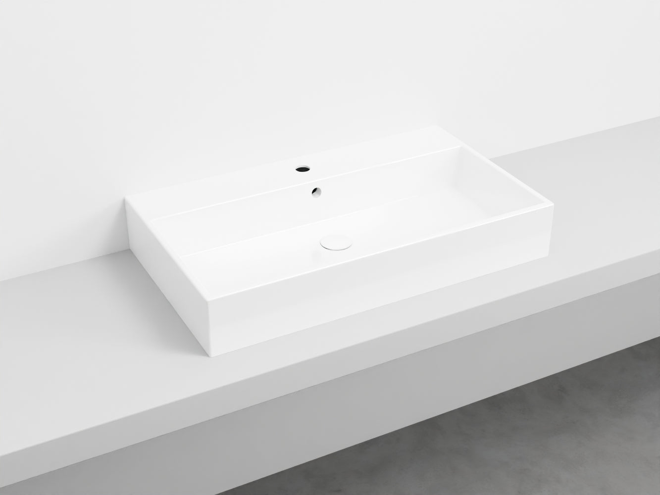 # LAVABO RETTANGOLARE SMILE 80 in ceramica - CIELO garantisce un risultato di grande impatto estetico per il tuo bagno