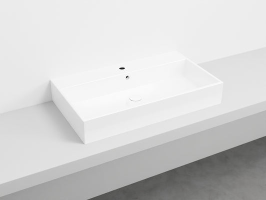 # LAVABO RETTANGOLARE SMILE 80 in ceramica - CIELO garantisce un risultato di grande impatto estetico per il tuo bagno