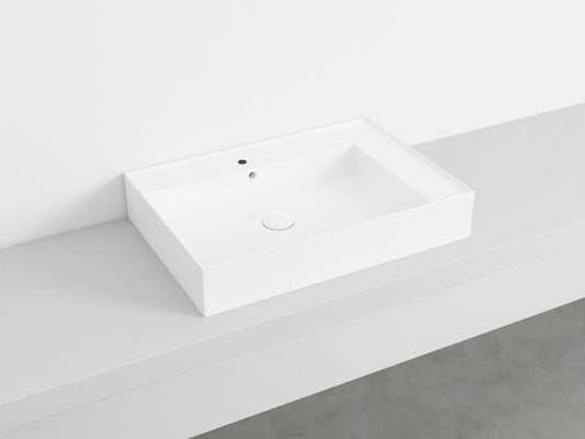 # LAVABO RETTANGOLARE da APPOGGIO 70 ENJOY - CIELO lavandino da appoggio per bagno