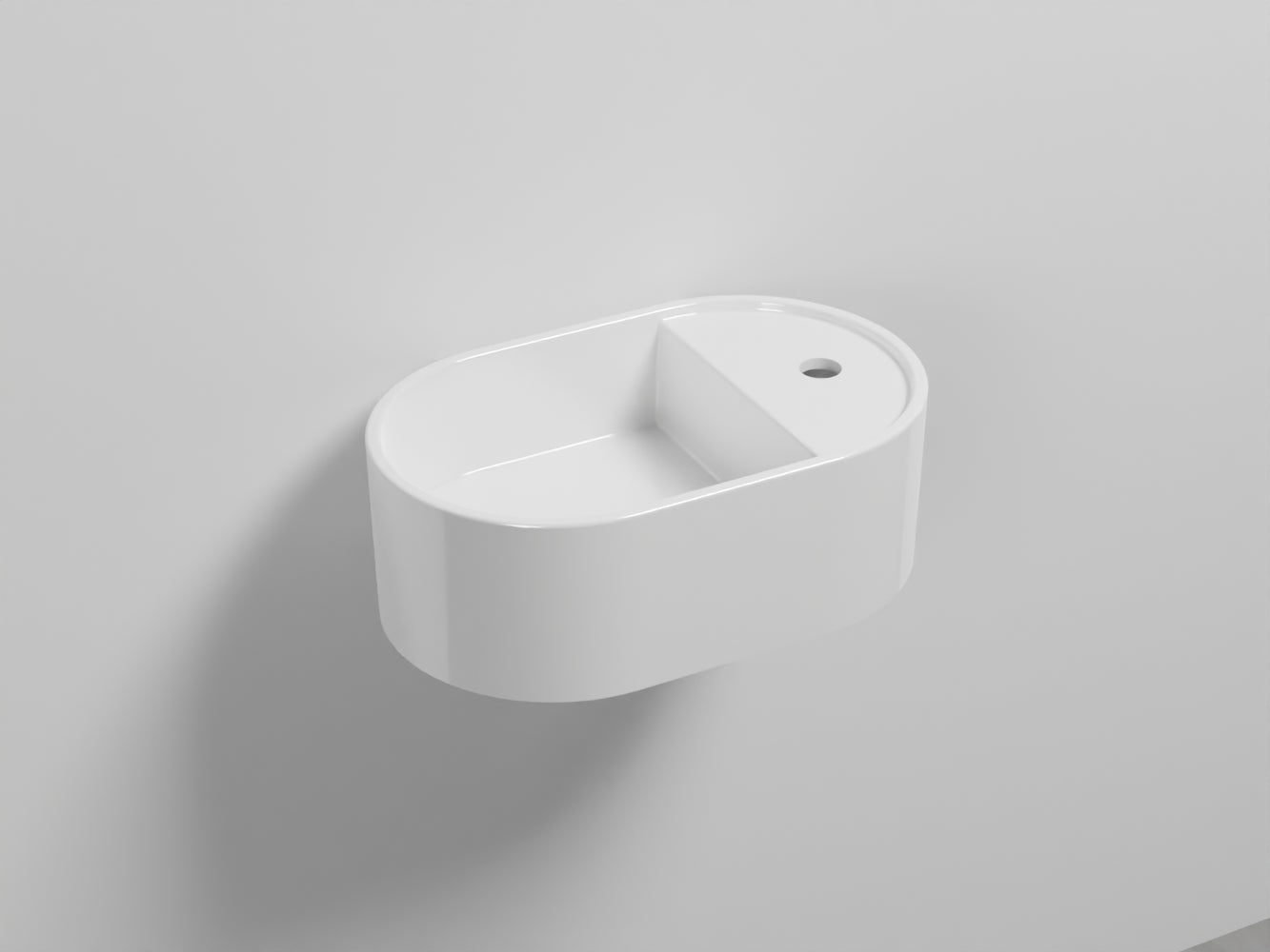 # LAVABO LES PETITES OVALE 46 MONOFORO - CIELO arredo bagno per ambienti raffinati e moderni