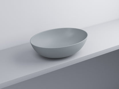 # BACINELLA DA APPOGGIO ECO da 58cm - CIELO proposta moderna e compatta per ambienti bagno dinamici e raffinati