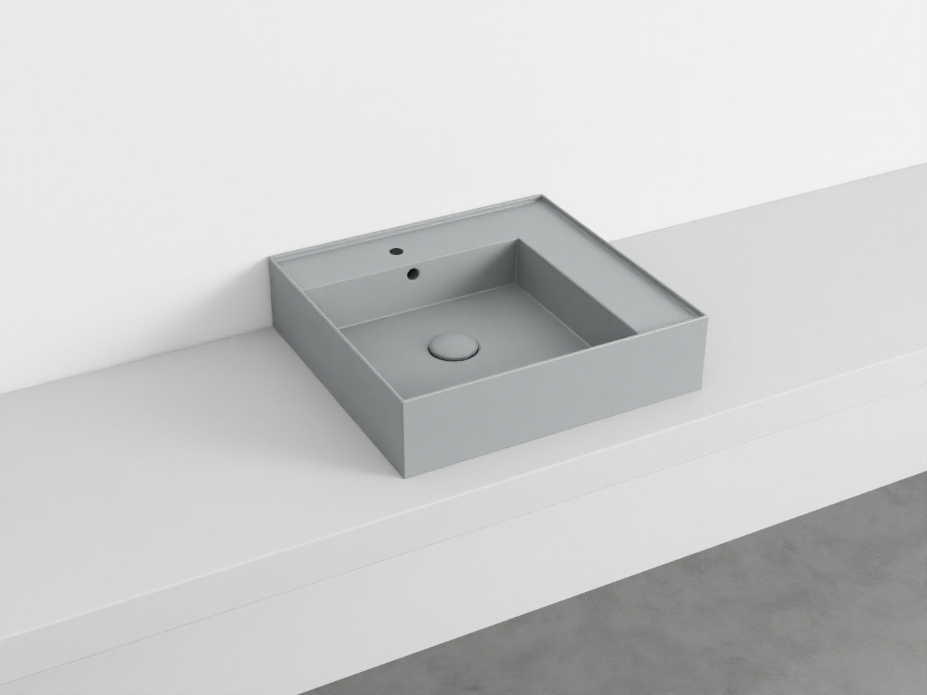 # LAVABO RETTANGOLARE da APPOGGIO 50 ENJOY - CIELO lavandino da appoggio per bagno