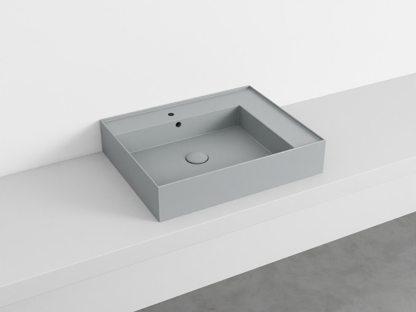 # LAVABO RETTANGOLARE da APPOGGIO 60 ENJOY - CIELO lavandino da appoggio per bagno