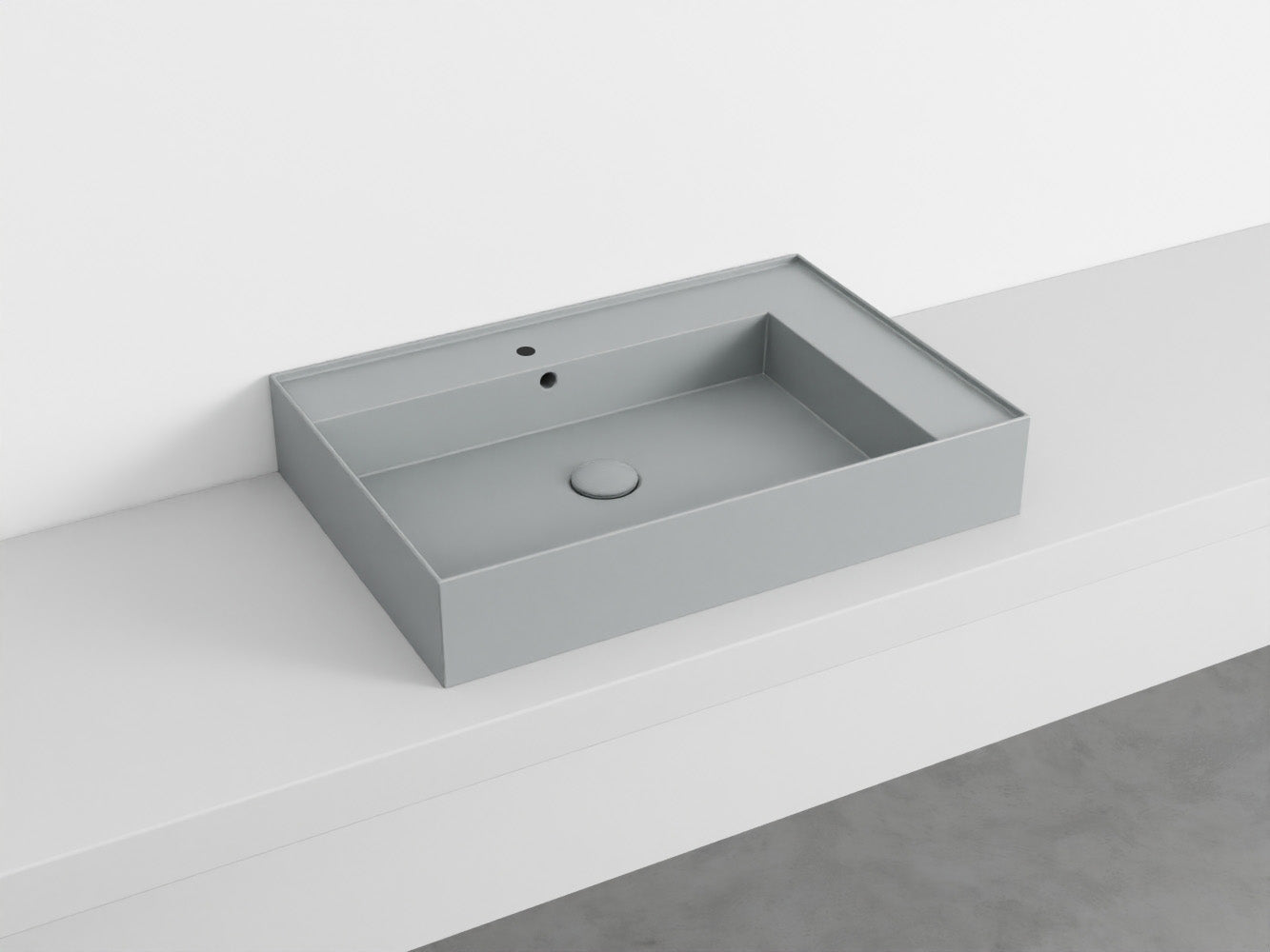 # LAVABO RETTANGOLARE da APPOGGIO 70 ENJOY - CIELO lavandino da appoggio per bagno