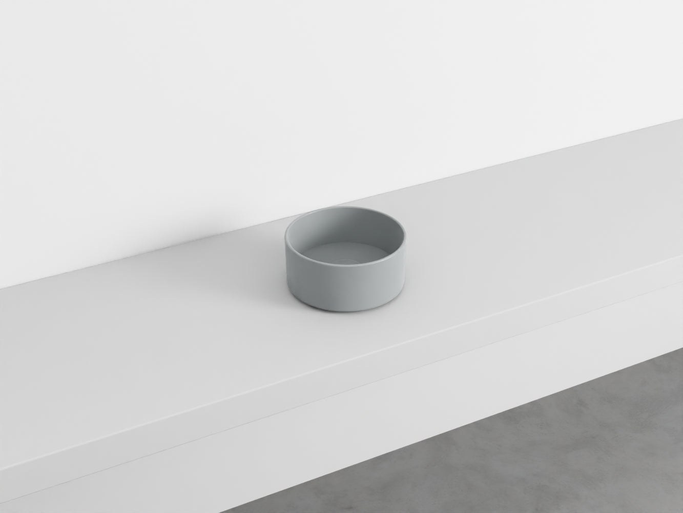 # LAVABO TONDO DA APPOGGIO MINIMO - CIELO lavandino in ceramica da appoggio per bagno