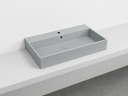 # LAVABO RETTANGOLARE SMILE 80 in ceramica - CIELO garantisce un risultato di grande impatto estetico per il tuo bagno