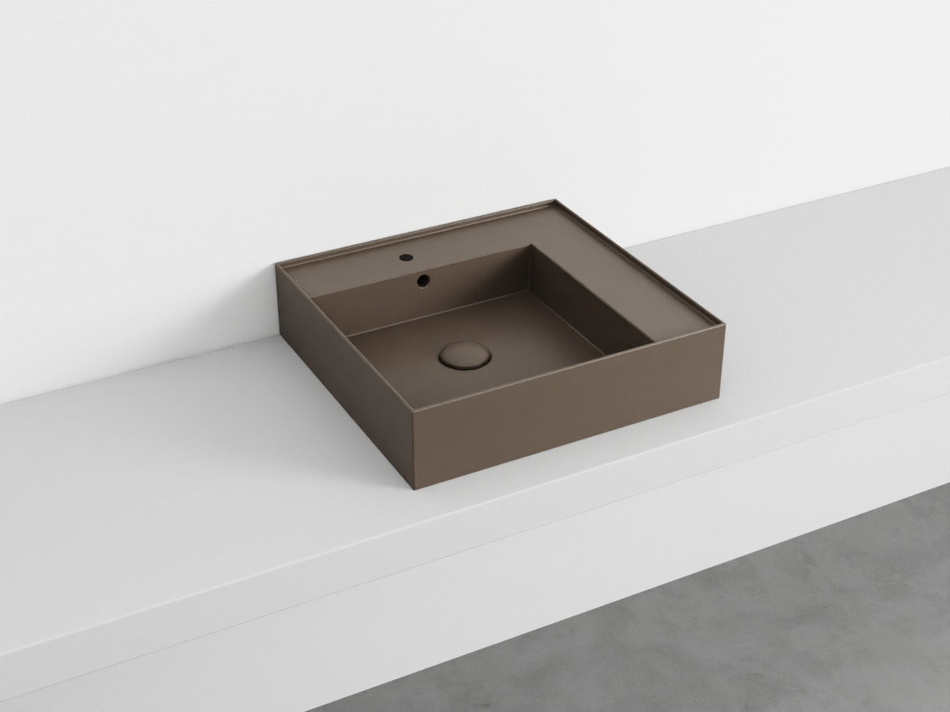 # LAVABO RETTANGOLARE da APPOGGIO 50 ENJOY - CIELO lavandino da appoggio per bagno