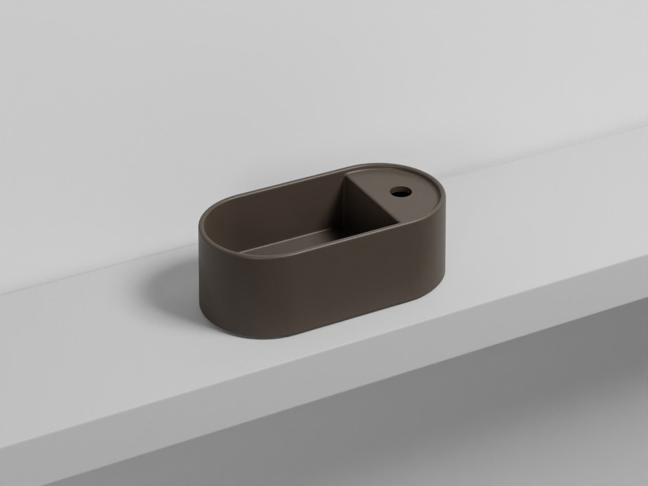 # LAVABO LES PETITES OVALE MONOFORO - CIELO lavabo da appoggio o sospeso per bagno