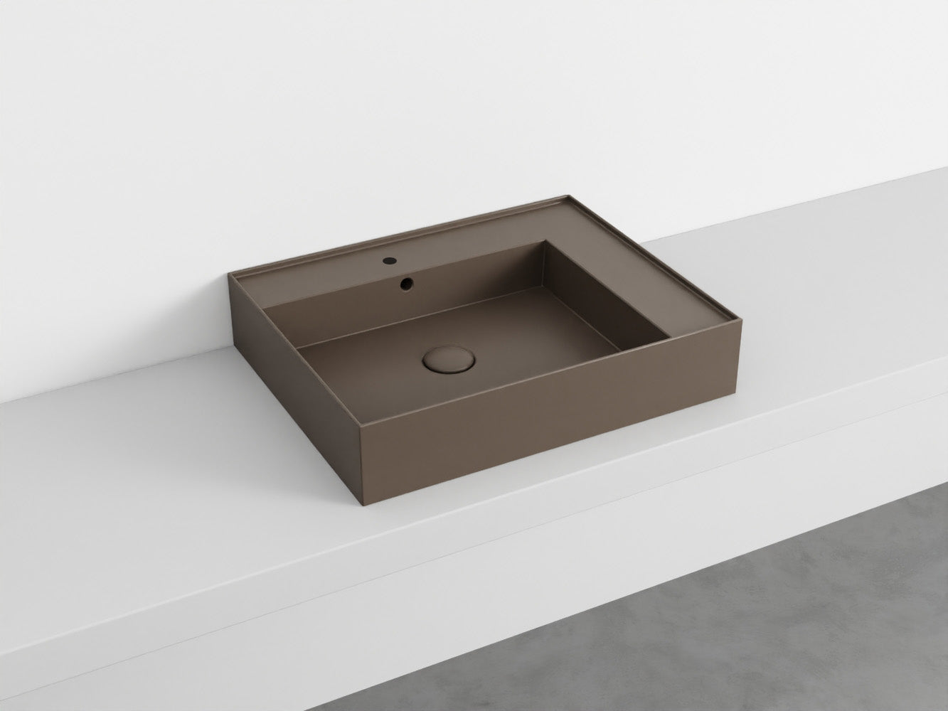 # LAVABO RETTANGOLARE da APPOGGIO 60 ENJOY - CIELO lavandino da appoggio per bagno