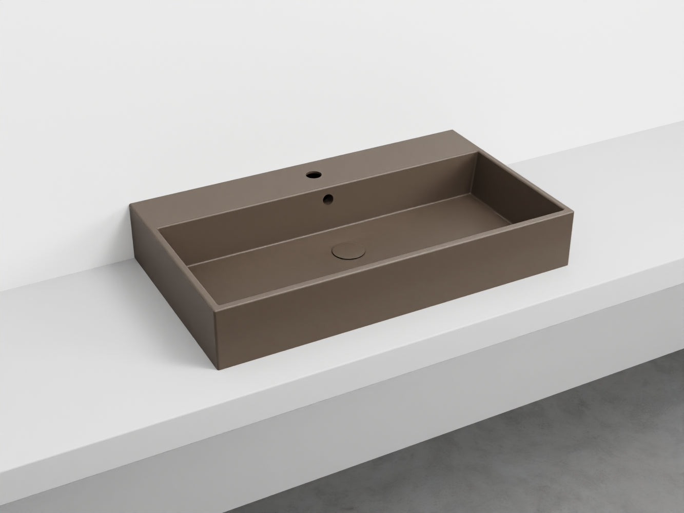 # LAVABO RETTANGOLARE SMILE 80 in ceramica - CIELO garantisce un risultato di grande impatto estetico per il tuo bagno