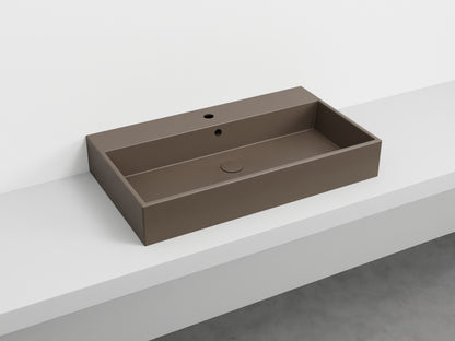# LAVABO RETTANGOLARE SMILE 80 in ceramica - CIELO garantisce un risultato di grande impatto estetico per il tuo bagno