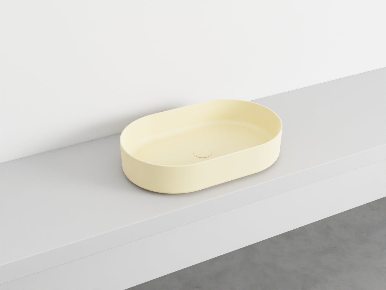 # LAVABO OVALE da APPOGGIO SHUI COMFORT - CIELO lavandino in ceramica per bagno