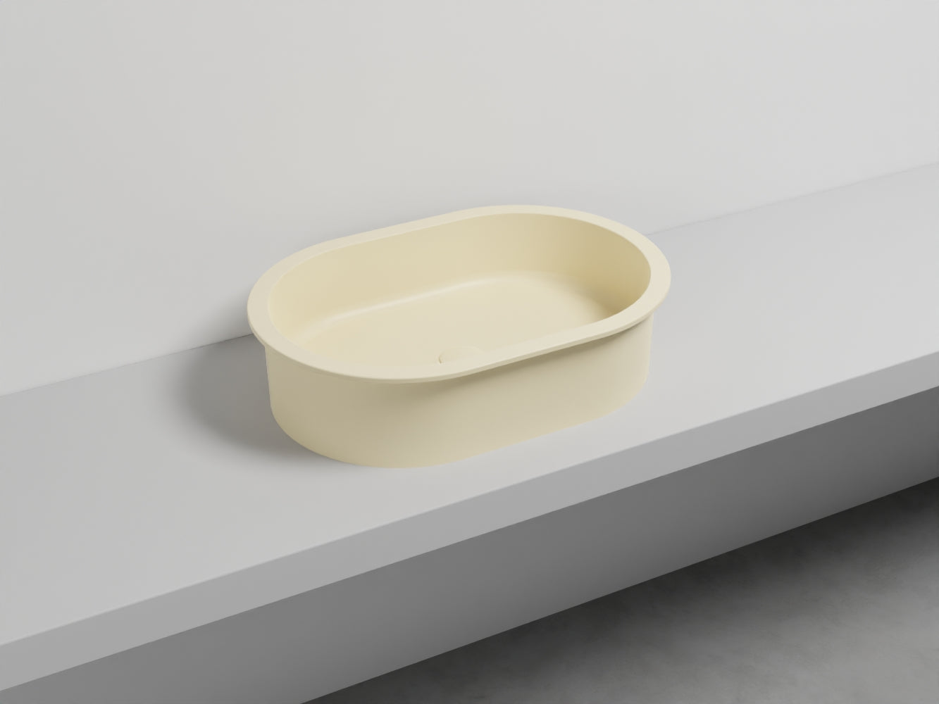 # LAVABO BACINELLA CATINO OVALE 65 - CIELO lavandino dal design minimalista per bagno