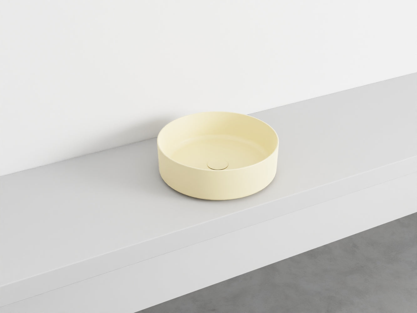 # LAVABO TONDO da APPOGGIO SHUI COMFORT - CIELO lavandino per bagno Made in Italy